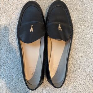 Cole Haan Black Loafers with Gold Accent